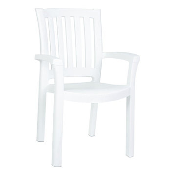 Compamia Sunshine Outdoor Dining Armchairs, Set of 2, White