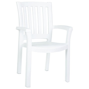 Compamia Sunshine Outdoor Dining Armchairs, Set of 2, White