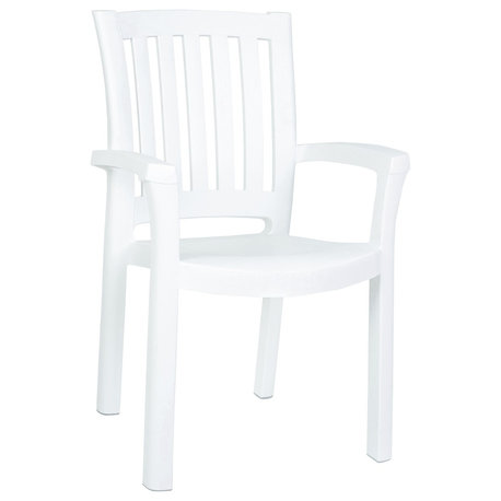 Compamia Sunshine Outdoor Dining Armchairs, Set of 2, White