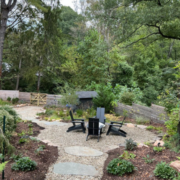 Conservation and rain gardens landscape