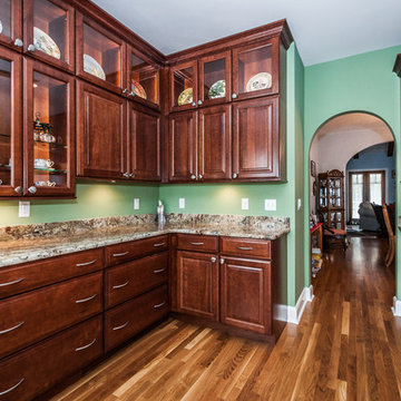 Newly Opened Up Kitchen