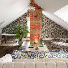 Room Tour: A Large Attic is Opened Up and Creatively Zoned