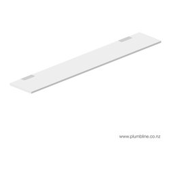 Above Solid Surface Shower Shelf 600mm - Bathroom Fixture Parts