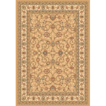Dynamic Rugs Ancient Garden 57120-2464 Rug 2'2"x7'10" Light Gold/Ivory Rug