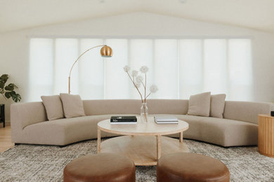 Example of a danish living room design in Denver