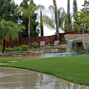 Artificial Grass Pool Area
