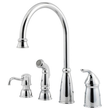 Price Pfister 519844 Avalon 1-Handle 4-Hole Lead-Free Kitchen Faucet