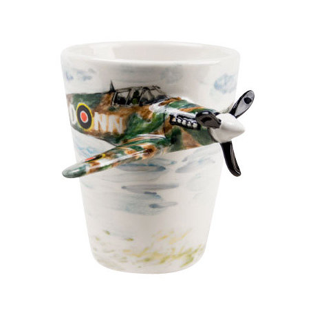 Spitfire 3D Ceramic Mug, Camouflage