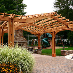 Traditional Post and Bracket Pergolas - Outdoor Products