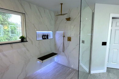 Inspiration for a contemporary home design remodel in Seattle
