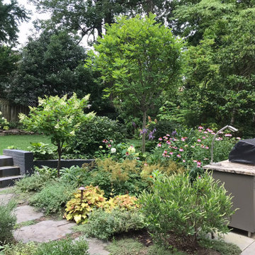 Provence Style Backyard in Bethesda, Maryland