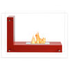 Ignis Vitrum L Red, Free Standing Ethanol Fireplace, FSF-005R