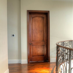 Interior Wood Doors: MA230 - Mahogany 2 Panel Arched Door (1-3/4") by ETO Doors - Interior Doors