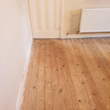 Floor sanding and painting with all interior decorating work in Worcester Park