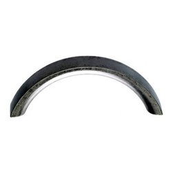 Top Knobs Nouveau Collection Cresent Pull 3" Pewter Antique M1743 - Cabinet And Drawer Handle Pulls