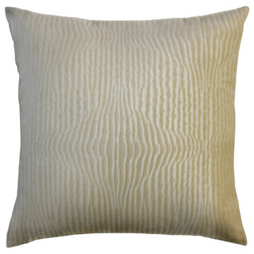 The Pillow Collection Beige Darling Throw Pillow, 26"