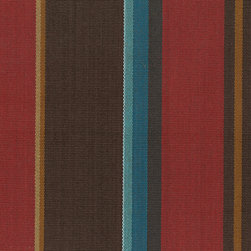 ROTH & TOMPKINS TEXTILES - Trading Post Fabric, Post Brick, 54''x36'' - Upholstery Fabric