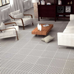 Orly Black And White Tiles - Direct Tile Warehouse - リフォーム・リノベーション