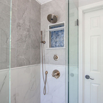 Classic & Clean Primary Bath Remodel Overland Park, KS