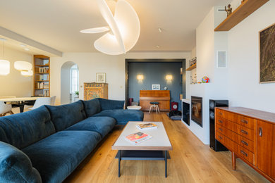 Inspiration pour un salon design.