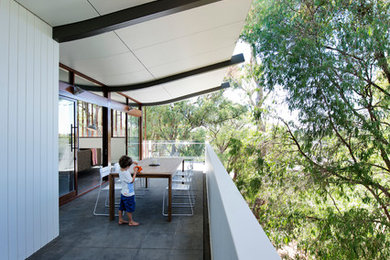 Midcentury deck in Perth.