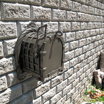Mailbox and Iron Tables