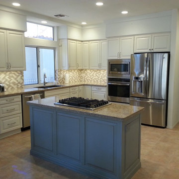 White & Gray Zen Kitchen
