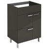 WS Bath Collections Elegance 60 Elegance 24" Single Vanity - Gloss Anthracite