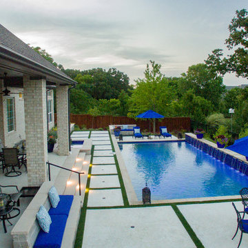 Modern Colleyville Pool & Spa