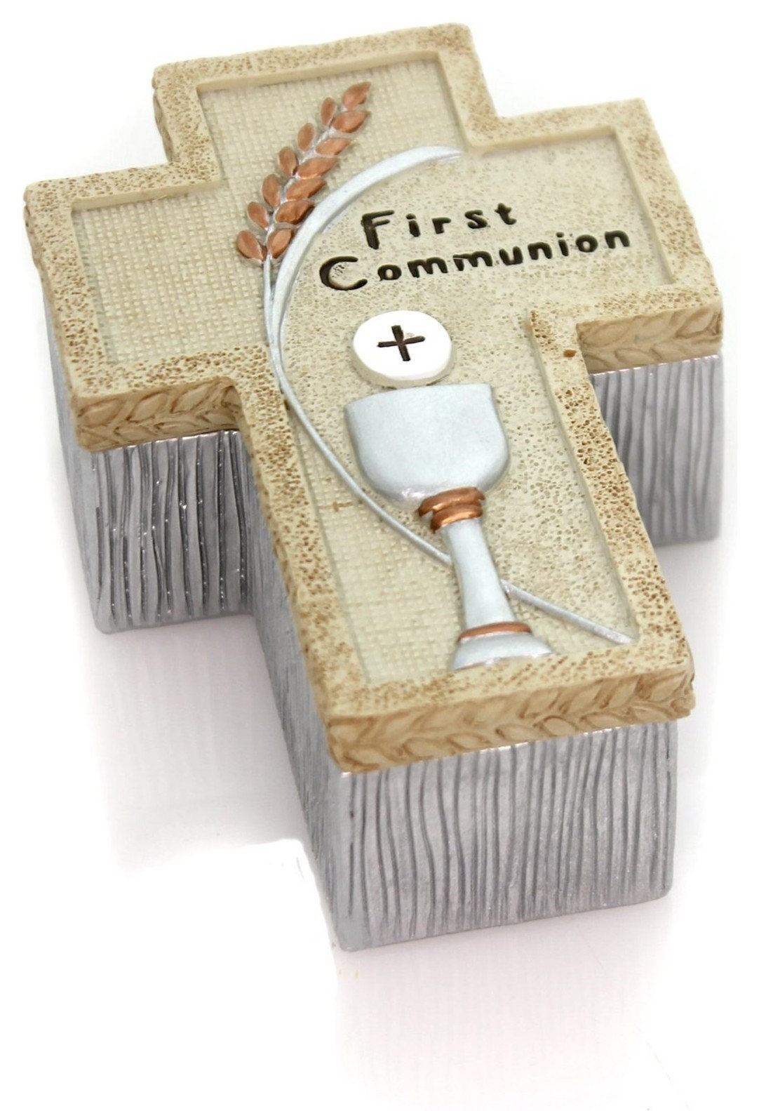 Religious First Communion Box Polyresin Legacy of Love 4057340, 1.5 In ...
