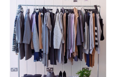 This is an example of a contemporary gender neutral standard wardrobe in Copenhagen.