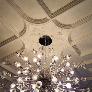 Decorative plaster ceiling restoration