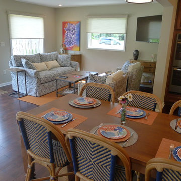 Spacious kitchen with room to entertain.