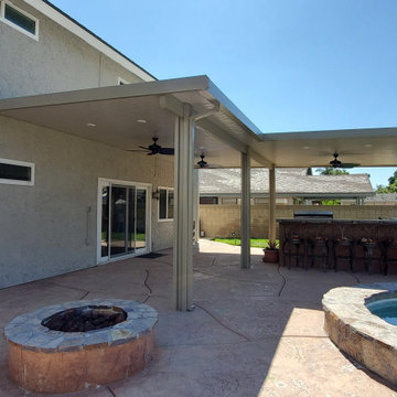 Solid Alumnawood Patio for your new outdoor living!