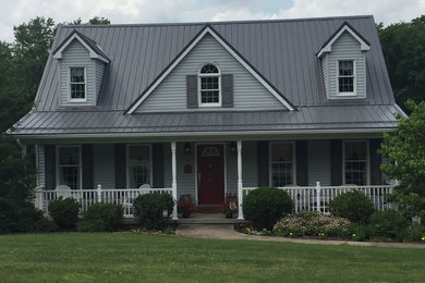 Exterior home photo in Cleveland with a metal roof
