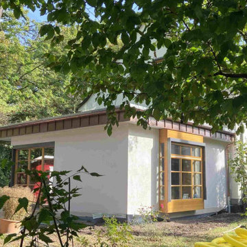 Neubau einer Garage und Anbau an ein Wohnhaus