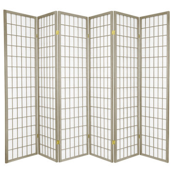 6' Tall Window Pane, Special Edition, Gray, 6 Panels