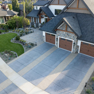 Luxury Backyard Retreat with Armour Stone & Water Feature | Genesis on the Lakes