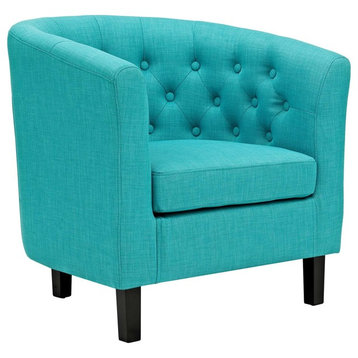 Modern Contemporary Urban Design Living Lounge Room Armchair, Blue, Fabric