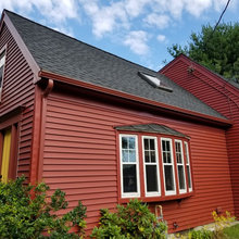 red houses