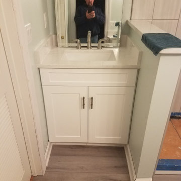 Bathroom & Kitchen White Cabinets