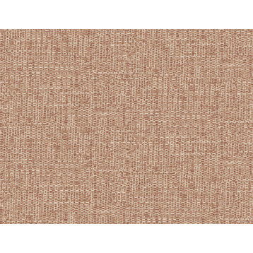 Snuggle Coral Woven Texture Wallpaper Sample