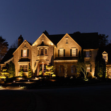 Marietta, GA House and Backyard Lighting Project #3