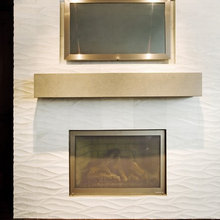 Limestone Mantel