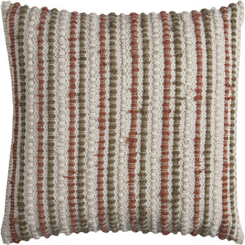 T11558 Pillow - Rust, Brown, Natural