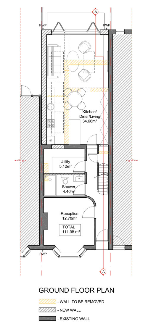 Convert 2nd reception room to utility room/bathroom or adjoin to 1st? Houzz UK