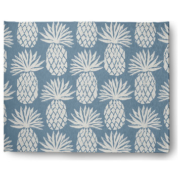 Pineapple Pattern Chenille Rug