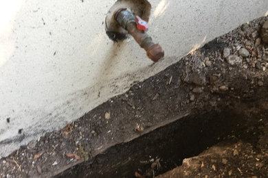 Installing a new underground gas line for two appliances
