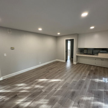 Home Remodel/ One Bath/paint/popcorn removal/LED Can lights/baseboards/Flooring
