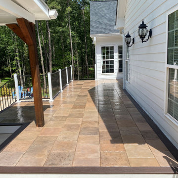 Monroe, Georgia Concrete Decking Deck Remodel